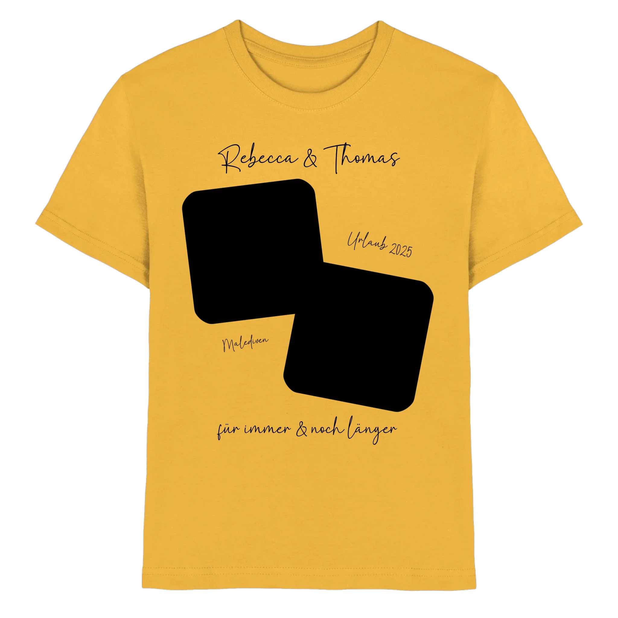 Dein Foto in 1-4 Quadraten mit Wunschtext • ’Statement-Collection’ • personalisierbare Fotomotive - Premium Kinder