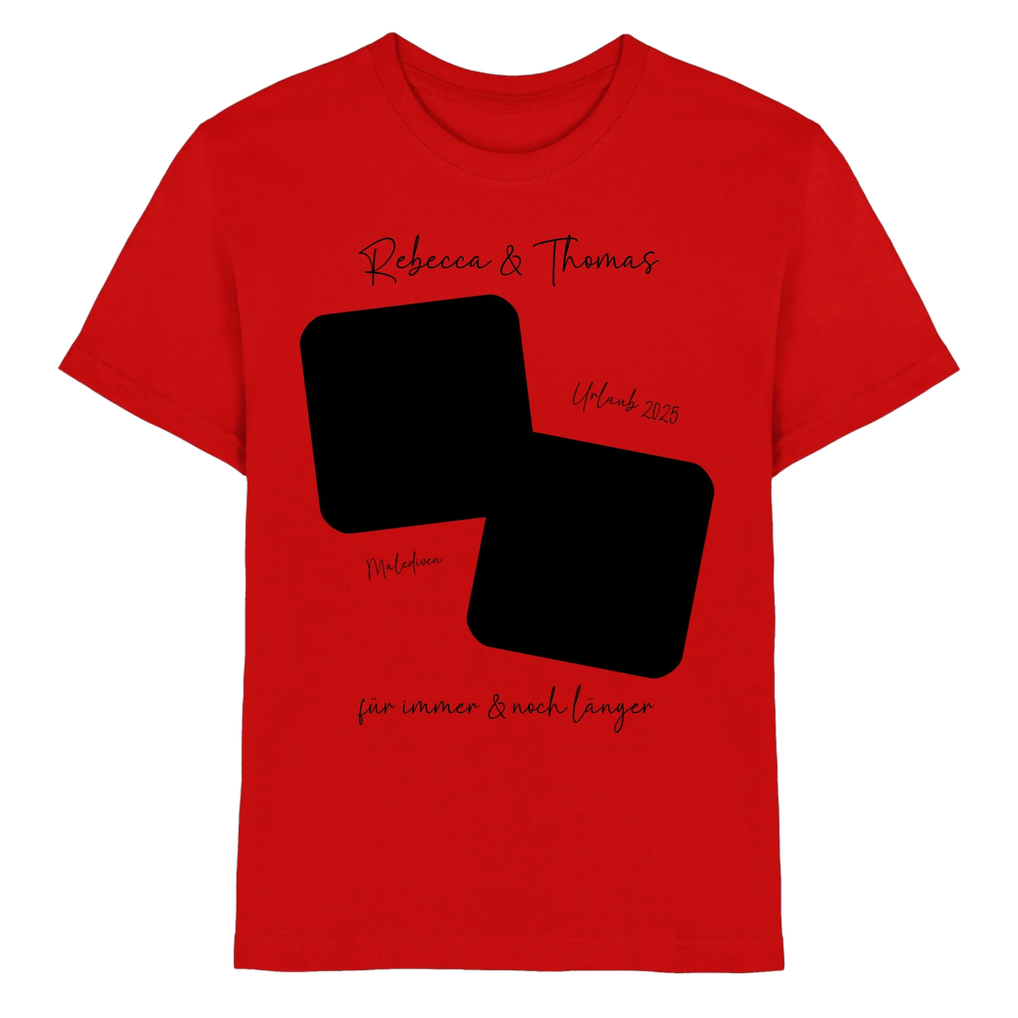 Dein Foto in 1-4 Quadraten mit Wunschtext • ’Statement-Collection’ • personalisierbare Fotomotive - Premium Kinder