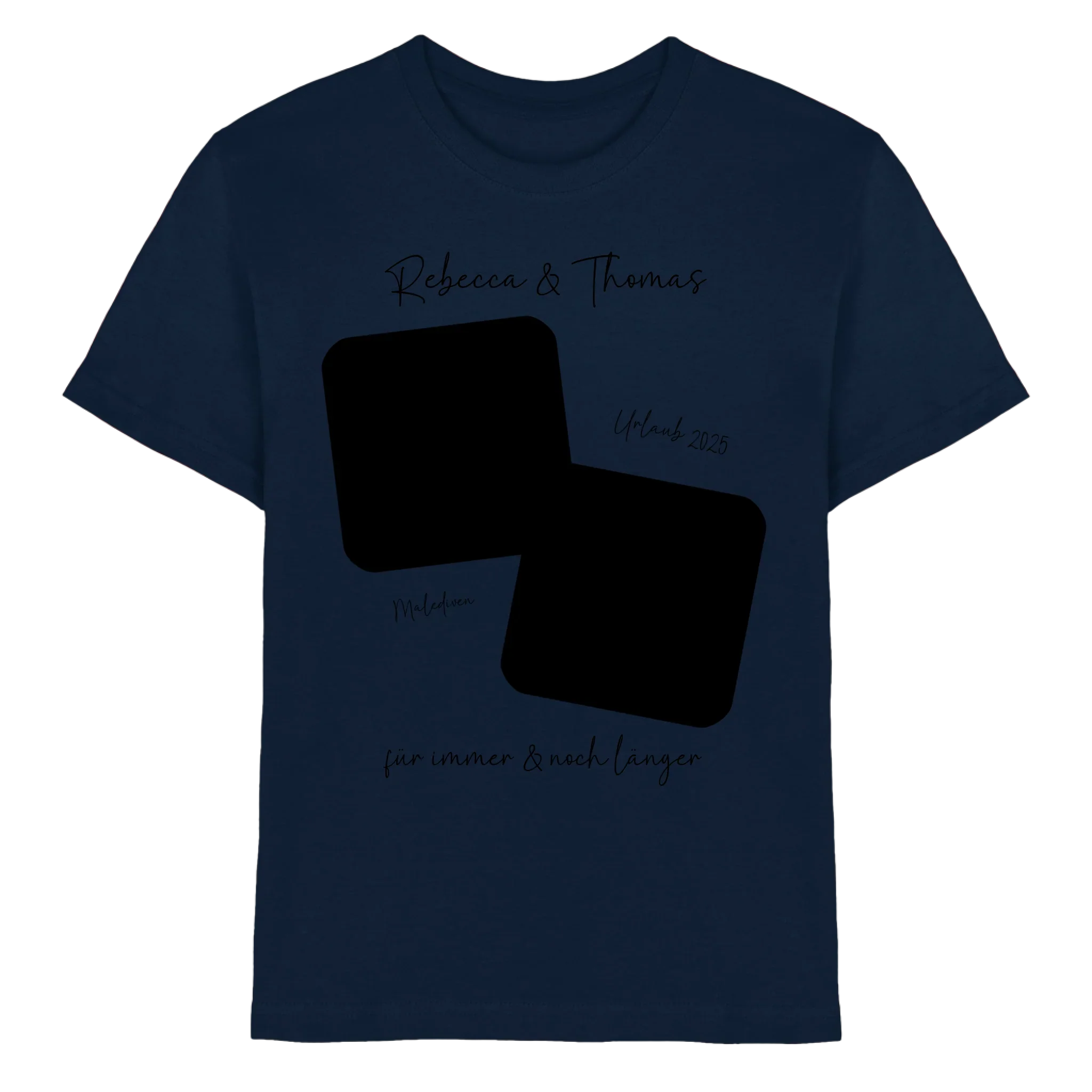 Dein Foto in 1-4 Quadraten mit Wunschtext • ’Statement-Collection’ • personalisierbare Fotomotive - Premium Kinder