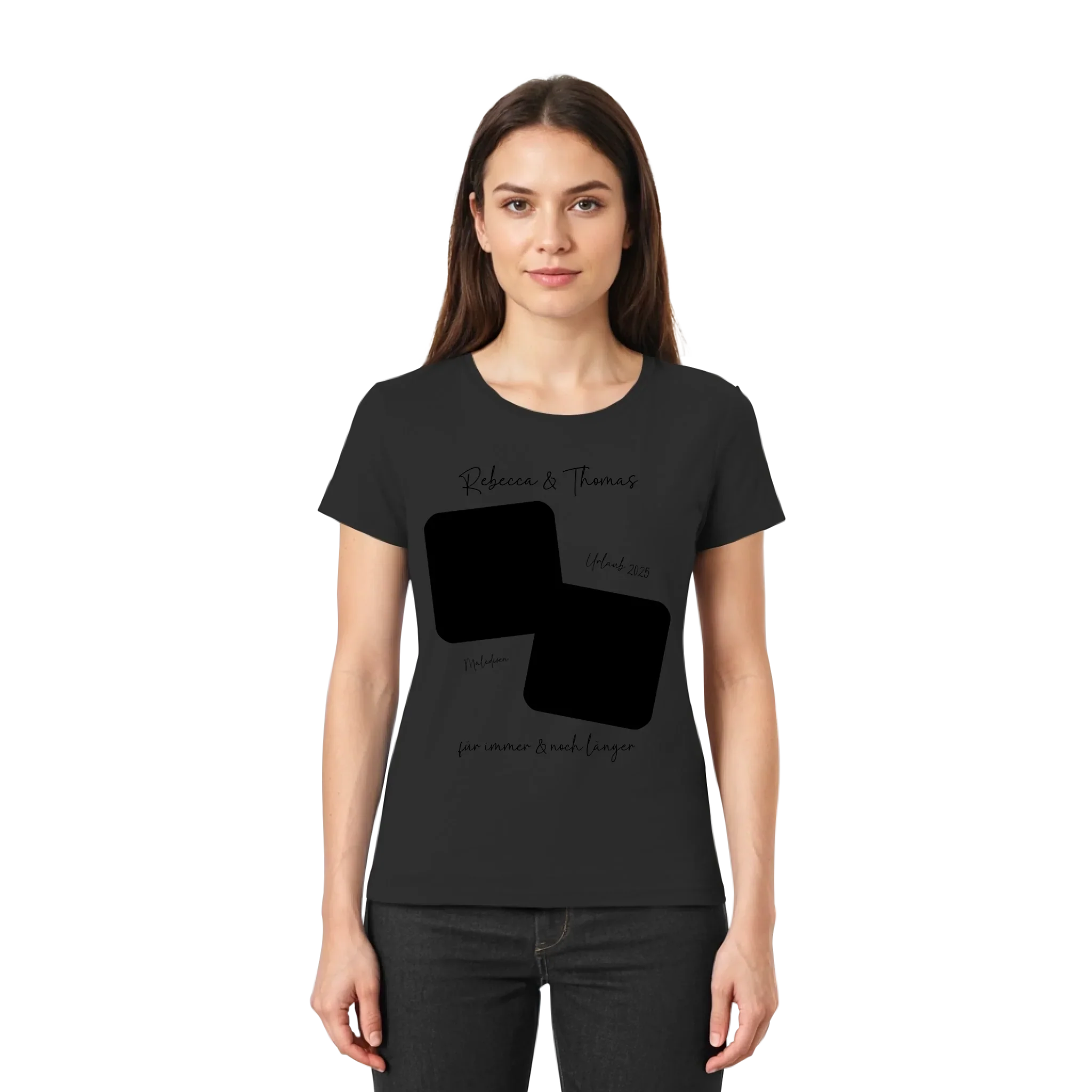 Dein Foto in 1-4 Quadraten mit Wunschtext • ’Statement-Collection’ • personalisierbare Fotomotive