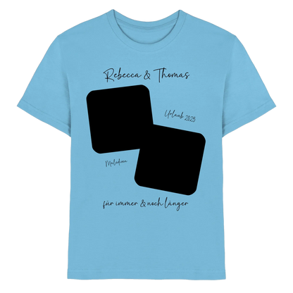 Dein Foto in 1-4 Quadraten mit Wunschtext • ’Statement-Collection’ • personalisierbare Fotomotive - Premium Kinder