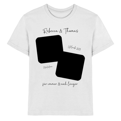 Dein Foto in 1-4 Quadraten mit Wunschtext • ’Statement-Collection’ • personalisierbare Fotomotive - Premium Kinder