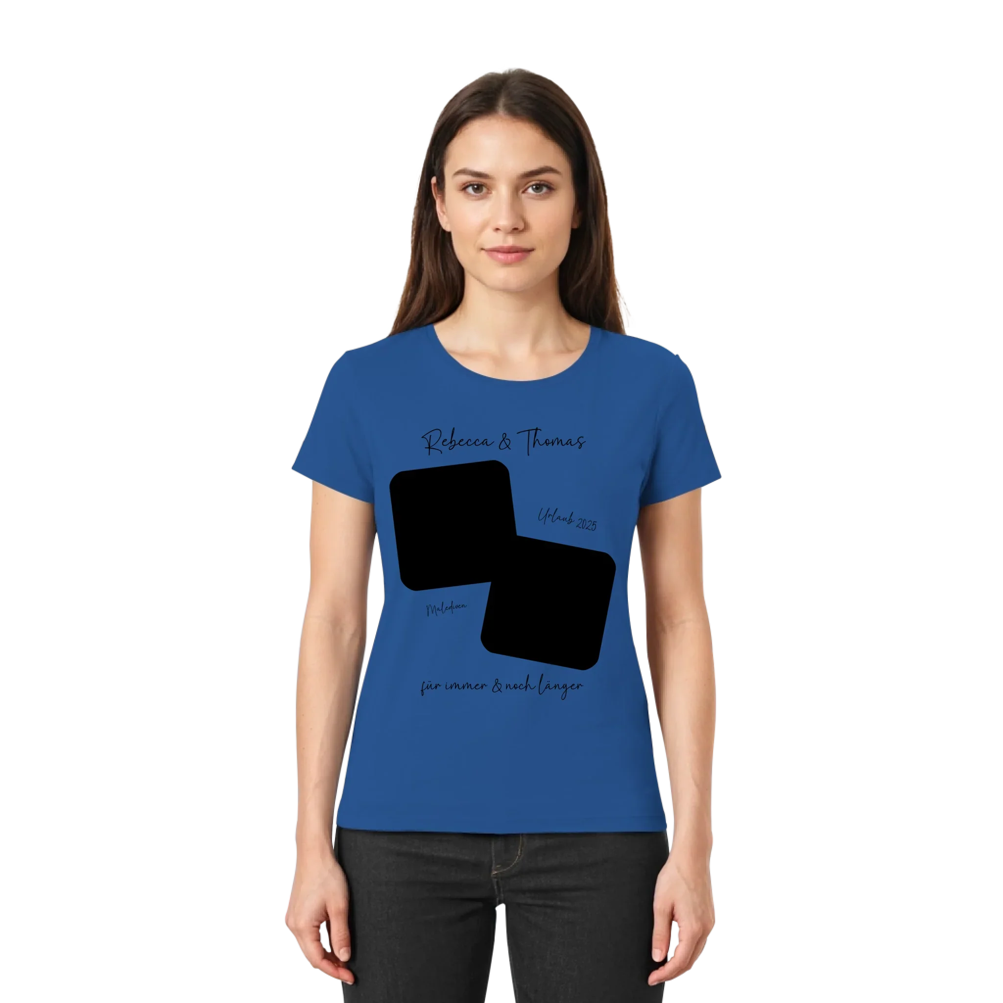 Dein Foto in 1-4 Quadraten mit Wunschtext • ’Statement-Collection’ • personalisierbare Fotomotive