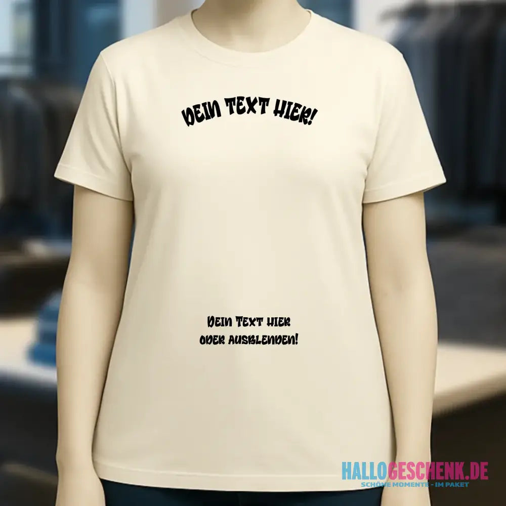 Dein Foto in einem Farbklecks - Ladies Premium T-Shirt XS-2XL aus Bio-Baumwolle für Damen • personalisiert