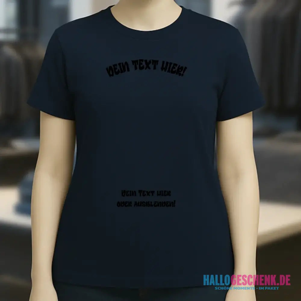 Dein Foto in einem Farbklecks - Ladies Premium T-Shirt XS-2XL aus Bio-Baumwolle für Damen • personalisiert