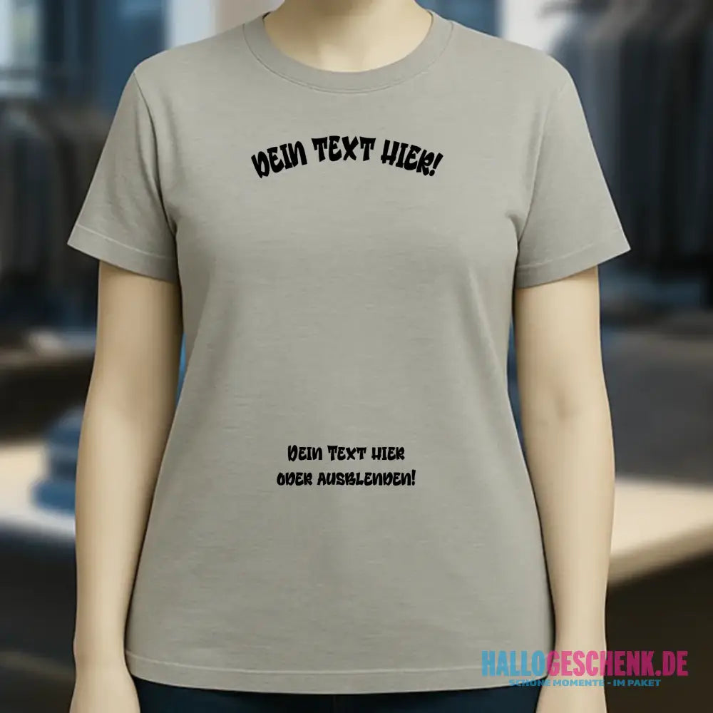Dein Foto in einem Farbklecks - Ladies Premium T-Shirt XS-2XL aus Bio-Baumwolle für Damen • personalisiert