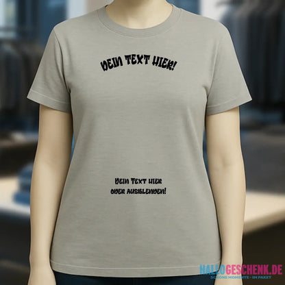 Dein Foto in einem Farbklecks - Ladies Premium T-Shirt XS-2XL aus Bio-Baumwolle für Damen • personalisiert