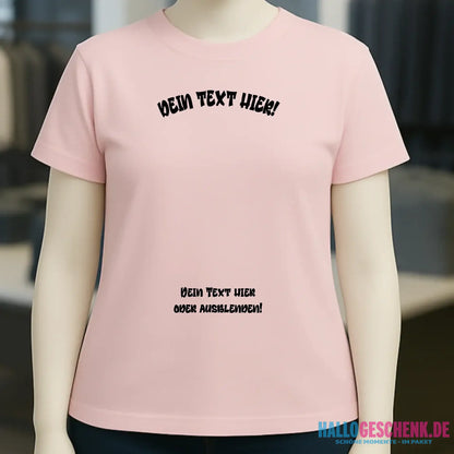 Dein Foto in einem Farbklecks - Ladies Premium T-Shirt XS-2XL aus Bio-Baumwolle für Damen • personalisiert