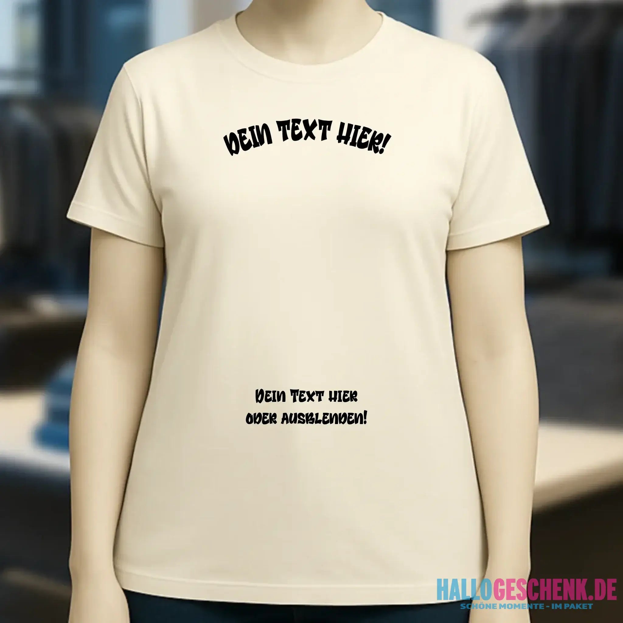 Dein Foto in einem Farbklecks - Ladies Premium T-Shirt XS-2XL aus Bio-Baumwolle für Damen • personalisiert