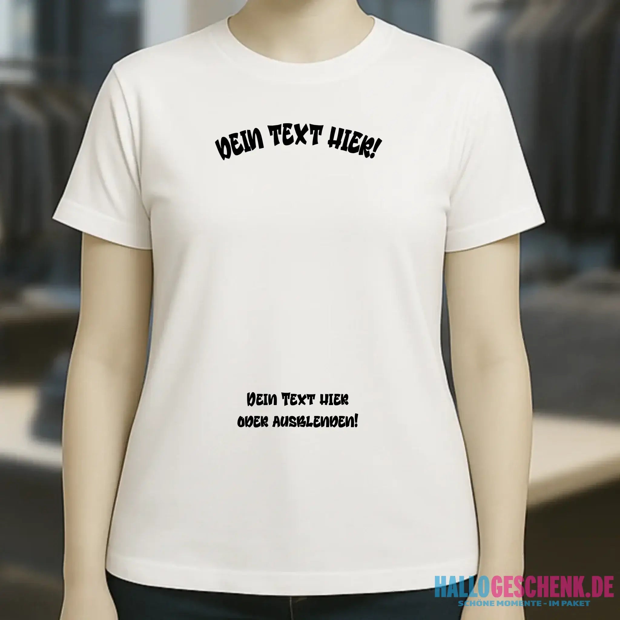 Dein Foto in einem Farbklecks - Ladies Premium T-Shirt XS-2XL aus Bio-Baumwolle für Damen • personalisiert