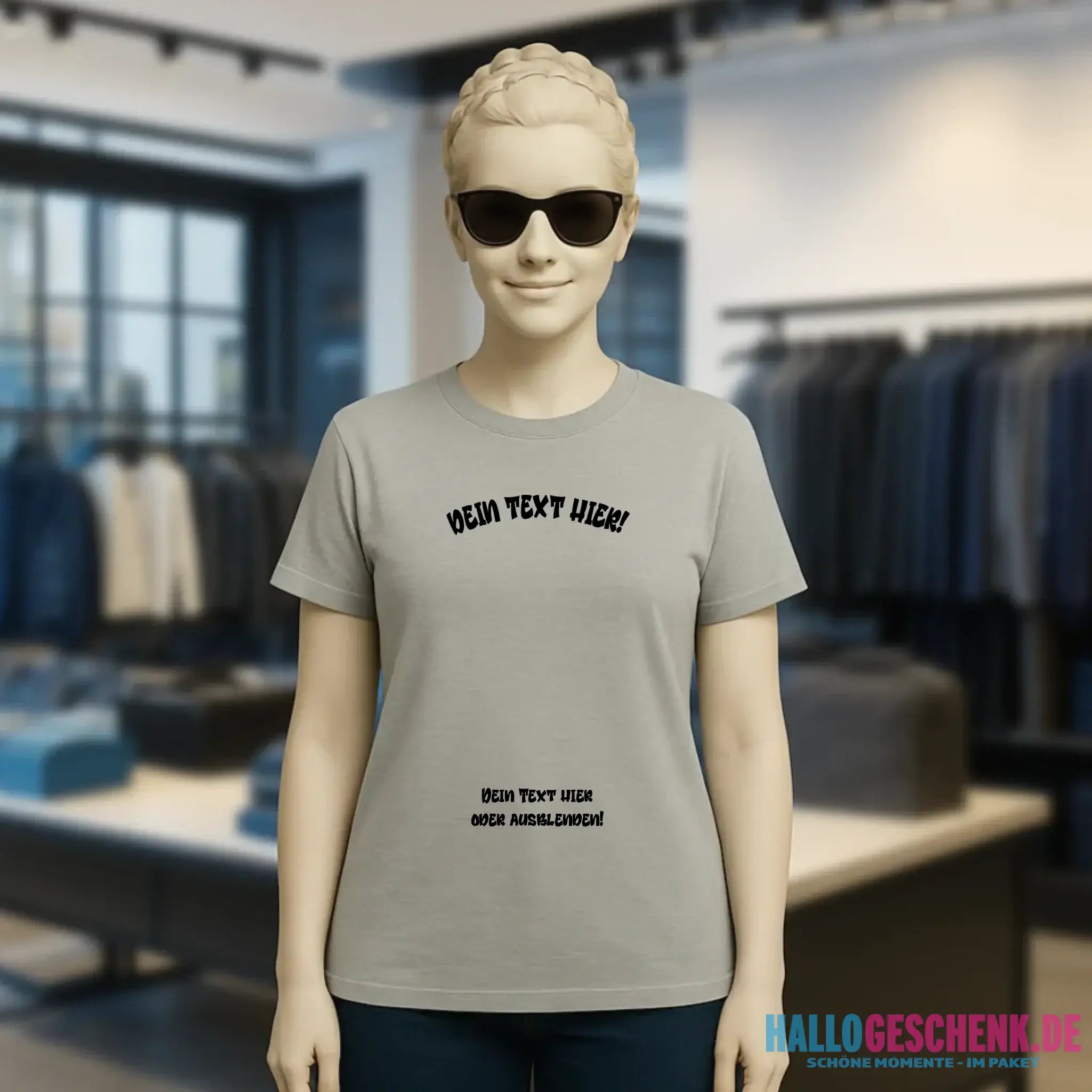 Dein Foto in einem Farbklecks - Ladies Premium T-Shirt XS-2XL aus Bio-Baumwolle für Damen • personalisiert