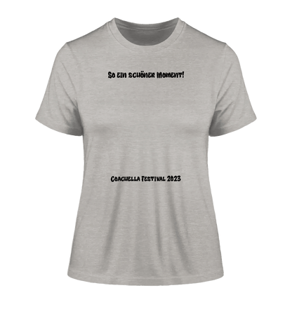 Dein Foto in einem Farbklecks - Ladies Premium T - Shirt XS - 2XL aus Bio - Baumwolle für Damen - HalloGeschenk.de #geschenkideen# #personalisiert# #geschenk#