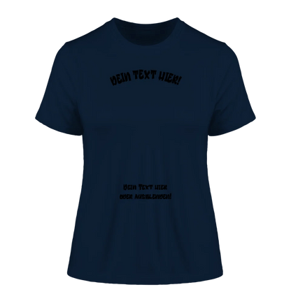 Dein Foto in einem Farbklecks - Ladies Premium T-Shirt XS-2XL aus Bio-Baumwolle für Damen • personalisiert