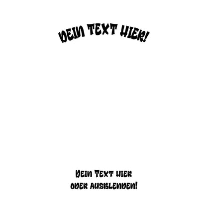 Dein Foto in einem Farbklecks - STICKER 20x20 cm (Aufkleber) • personalisiert - ausgestanzter Sticker 20x20 cm