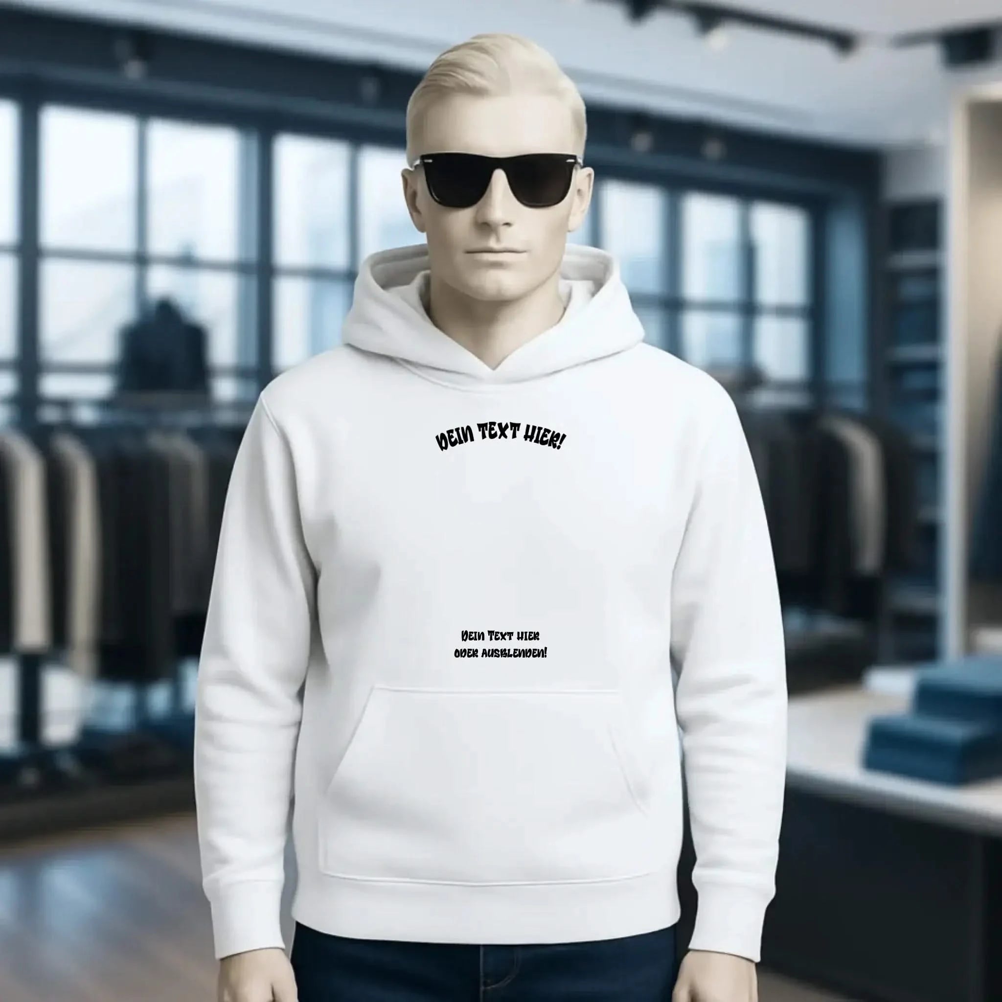 Dein Foto in einem Farbklecks - Unisex Premium Hoodie XS-5XL aus Bio-Baumwolle für Damen & Herren • personalisiert