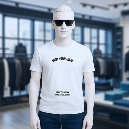 Dein Foto in einem Farbklecks - Unisex Premium T-Shirt XS-5XL aus Bio-Baumwolle für Damen & Herren
