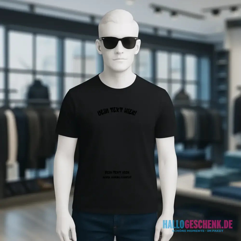 Dein Foto in einem Farbklecks - Unisex Premium T-Shirt XS-5XL aus Bio-Baumwolle für Damen & Herren
