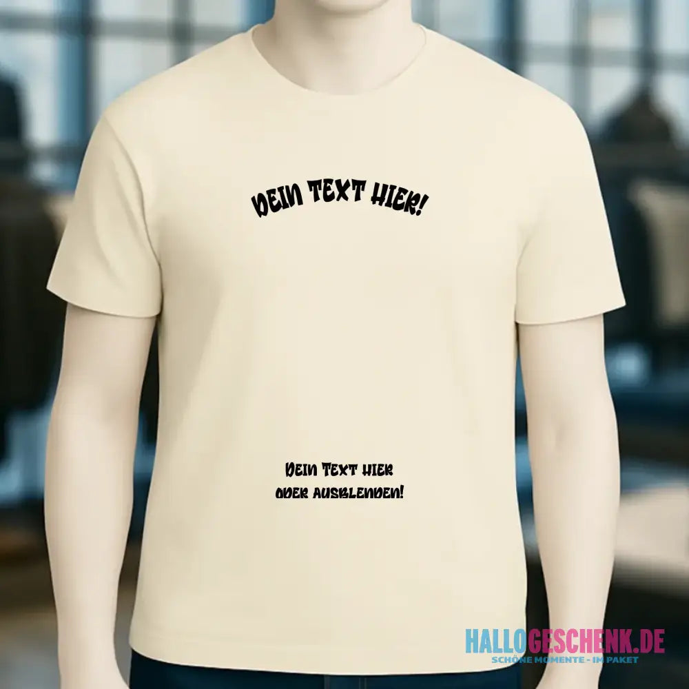 Dein Foto in einem Farbklecks - Unisex Premium T-Shirt XS-5XL aus Bio-Baumwolle für Damen & Herren