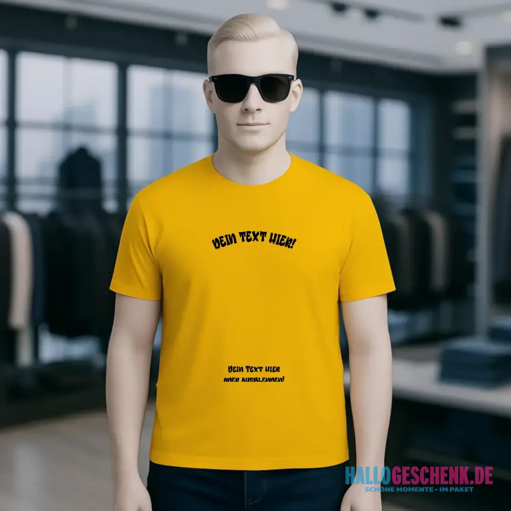 Dein Foto in einem Farbklecks - Unisex Premium T-Shirt XS-5XL aus Bio-Baumwolle für Damen & Herren