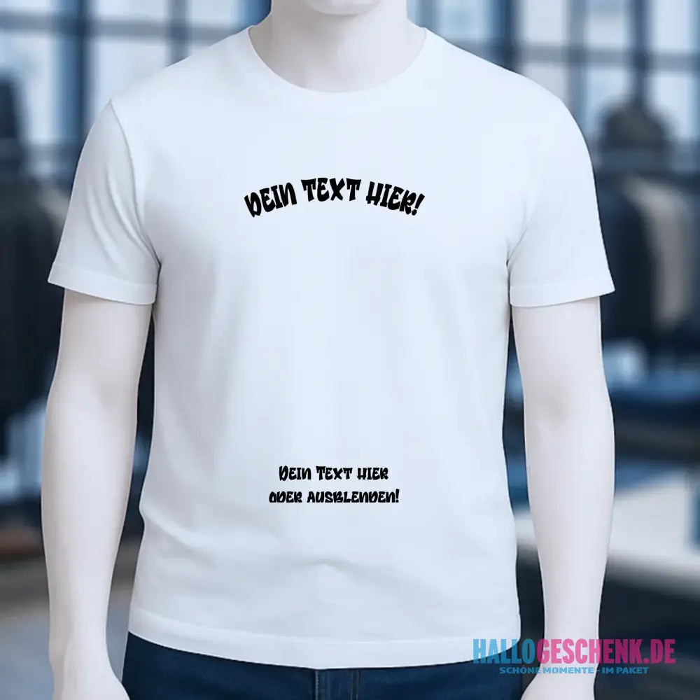 Dein Foto in einem Farbklecks - Unisex Premium T-Shirt XS-5XL aus Bio-Baumwolle für Damen & Herren