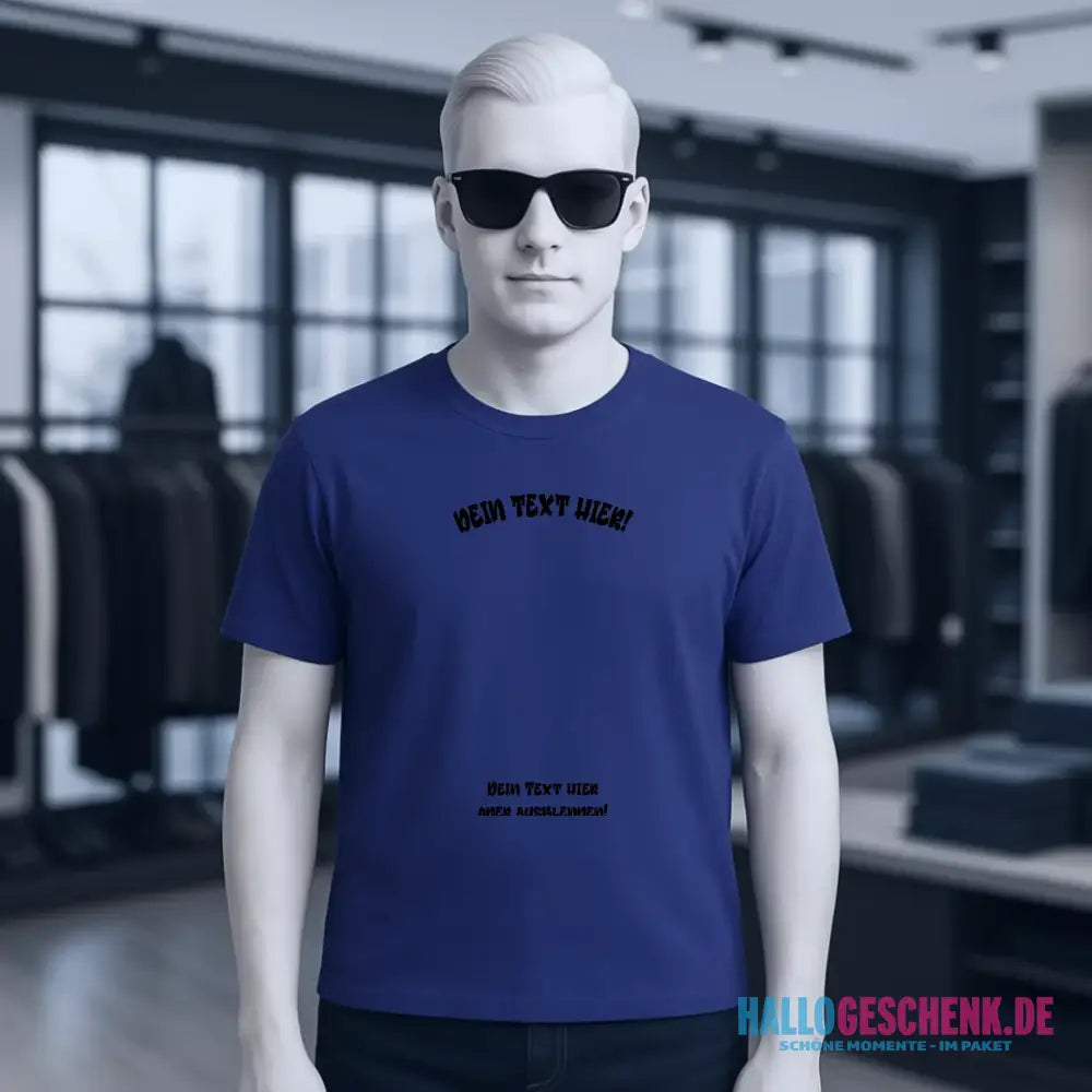 Dein Foto in einem Farbklecks - Unisex Premium T-Shirt XS-5XL aus Bio-Baumwolle für Damen & Herren