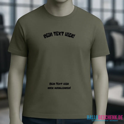 Dein Foto in einem Farbklecks - Unisex Premium T-Shirt XS-5XL aus Bio-Baumwolle für Damen & Herren