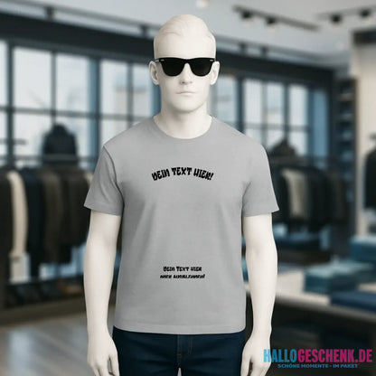 Dein Foto in einem Farbklecks - Unisex Premium T-Shirt XS-5XL aus Bio-Baumwolle für Damen & Herren