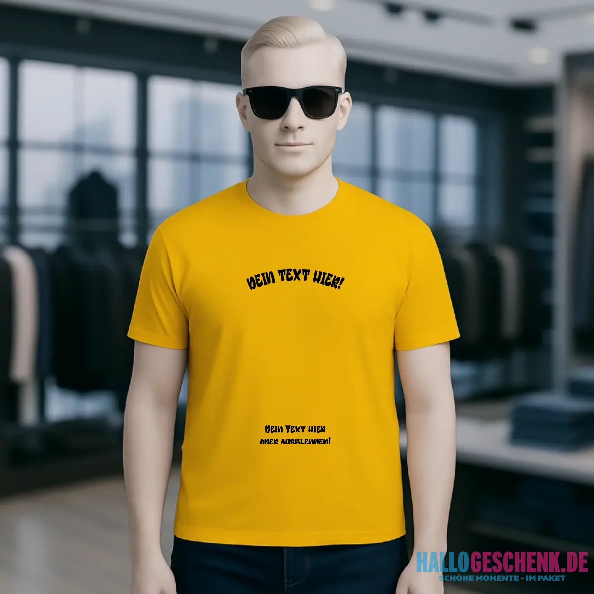 Dein Foto in einem Farbklecks - Unisex Premium T-Shirt XS-5XL aus Bio-Baumwolle für Damen & Herren