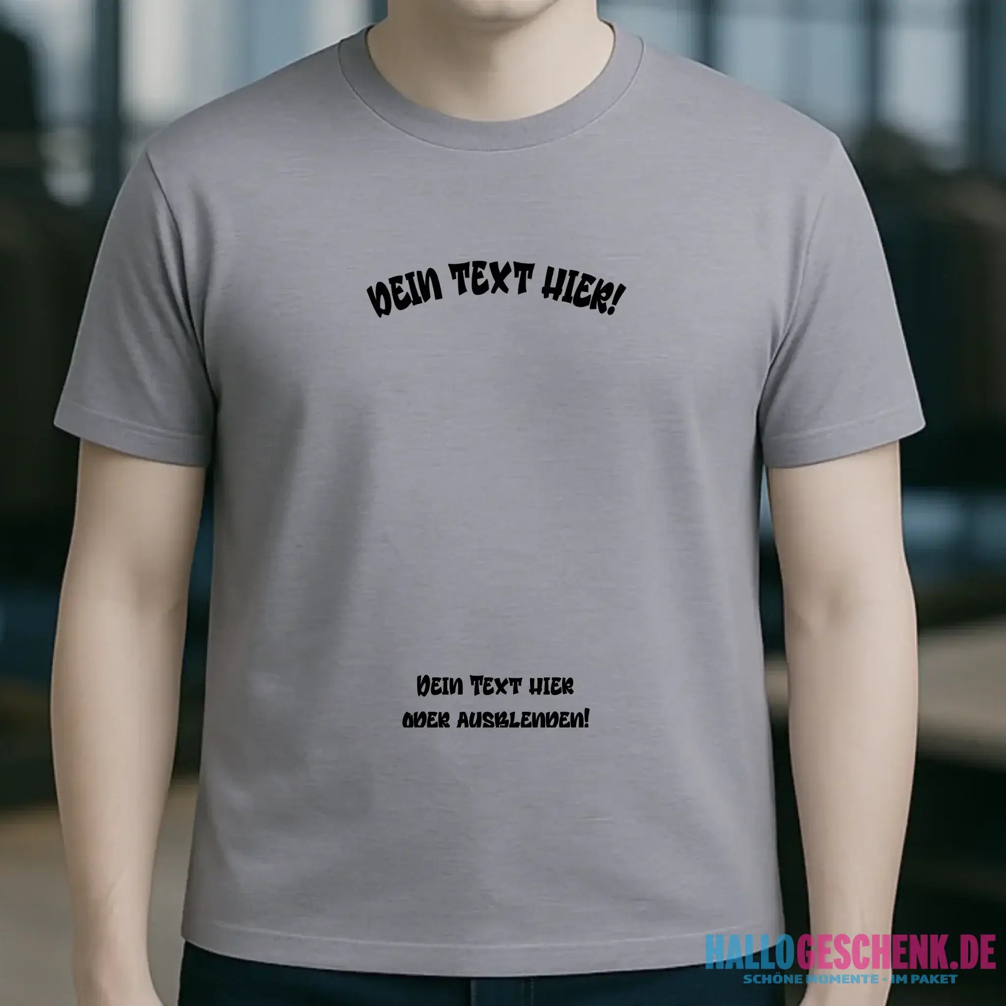 Dein Foto in einem Farbklecks - Unisex Premium T-Shirt XS-5XL aus Bio-Baumwolle für Damen & Herren