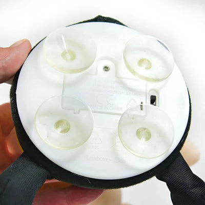 Schlag den schiri fußball stress schiri mit schwarzem saugnapfhalter und weißer plastikbasis inklusive batterien