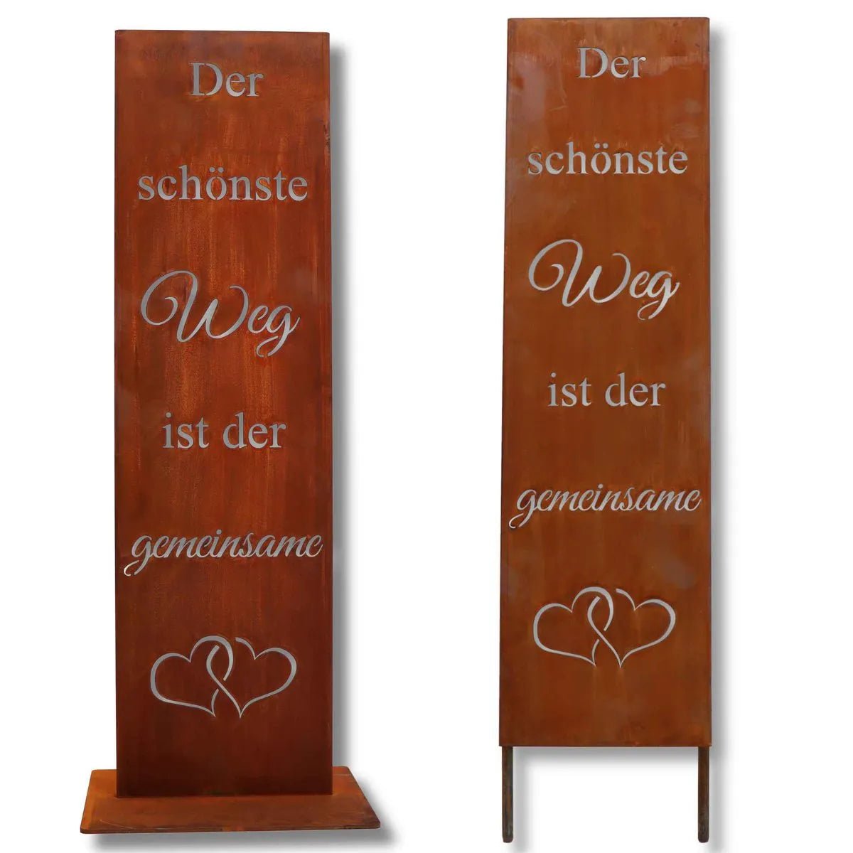 Der schönste Weg ist der gemeinsame Schild Hochzeit Dekoration von HalloGeschenk.de