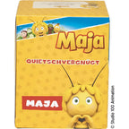 Gelbe kartonverpackung mit maja der biene cartoonfigur für die offizielle die biene maja Quietsche-Ente Geschenkbox