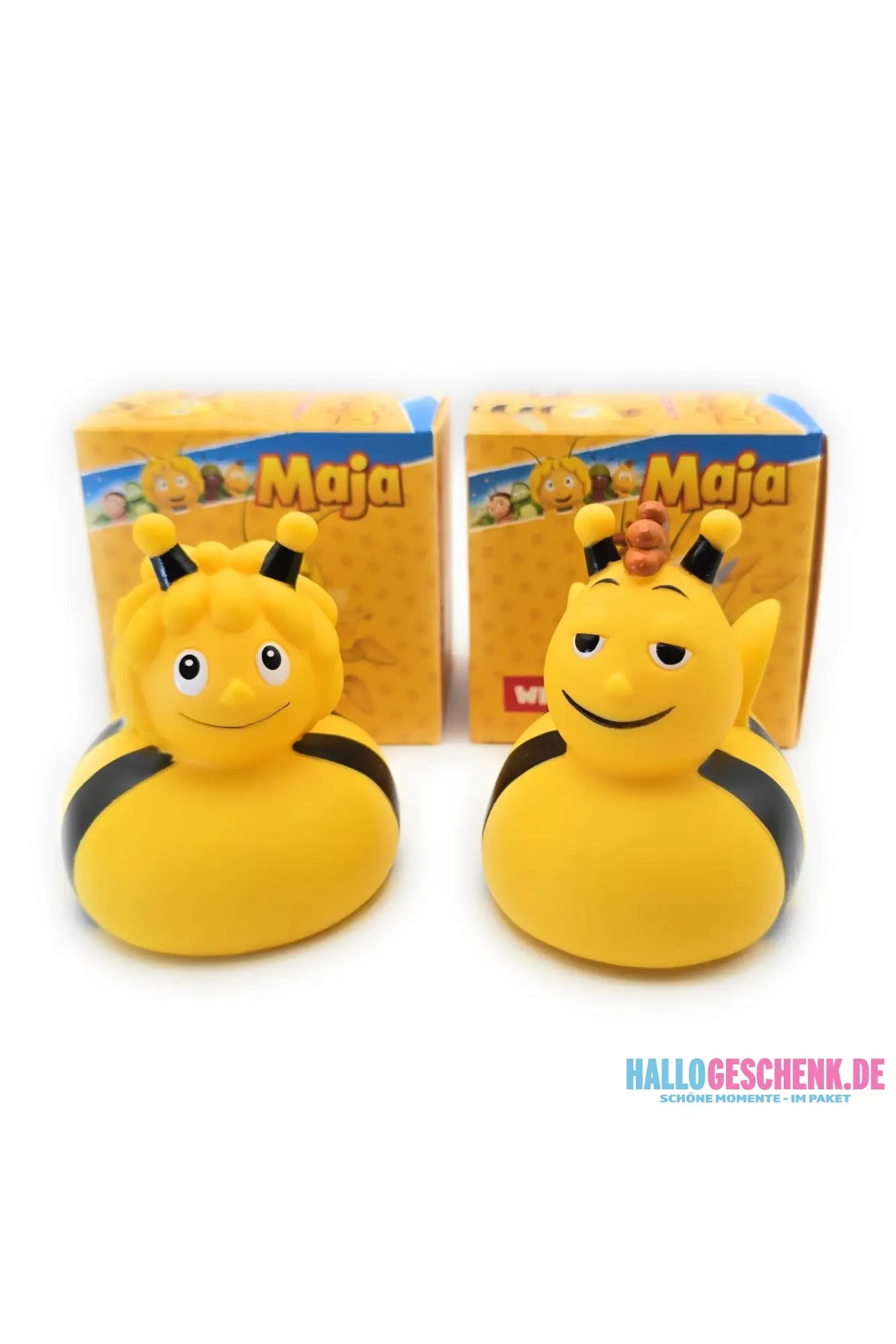 Die Biene Maja und ihr bester Freund Willi - Geschenkset inkl. hochwertige Verpackung • Badeente