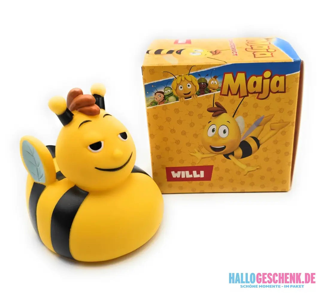 Die Biene Maja und ihr bester Freund Willi - Geschenkset inkl. hochwertige Verpackung • Badeente
