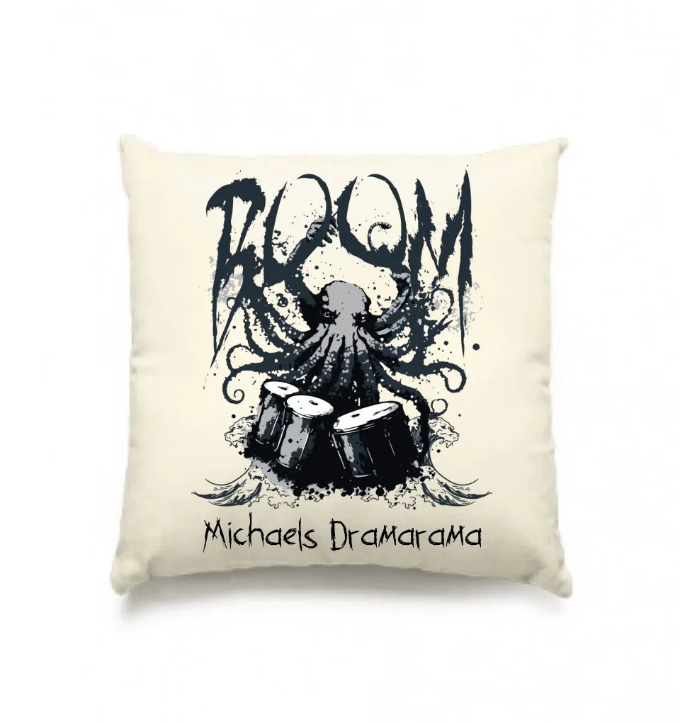 Drama Drummer Schlagzeuger + Wunschtext • Musik • Kissen 40x40 cm • personalisiert von HalloGeschenk.de