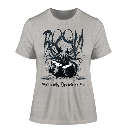 Drama Drummer Schlagzeuger + Wunschtext • Musik • Ladies Premium T-Shirt XS - 2XL aus Bio - Baumwolle für Damen • Exklusivdesign • personalisiert von HalloGeschenk.de