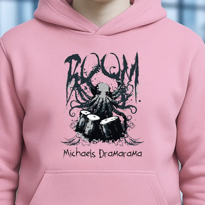 Drama Drummer Schlagzeuger + Wunschtext • Musik • Unisex Premium Hoodie XS-5XL aus Bio-Baumwolle für Damen & Herren