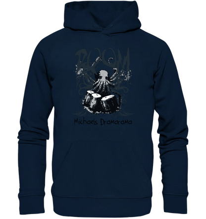 Drama Drummer Schlagzeuger + Wunschtext • Musik • Unisex Premium Hoodie XS - 5XL aus Bio - Baumwolle für Damen & Herren von HalloGeschenk.de