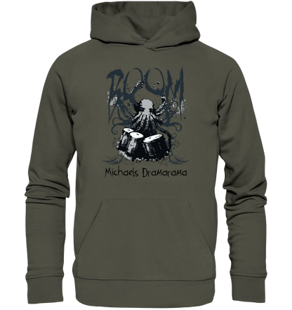 Drama Drummer Schlagzeuger + Wunschtext • Musik • Unisex Premium Hoodie XS - 5XL aus Bio - Baumwolle für Damen & Herren von HalloGeschenk.de