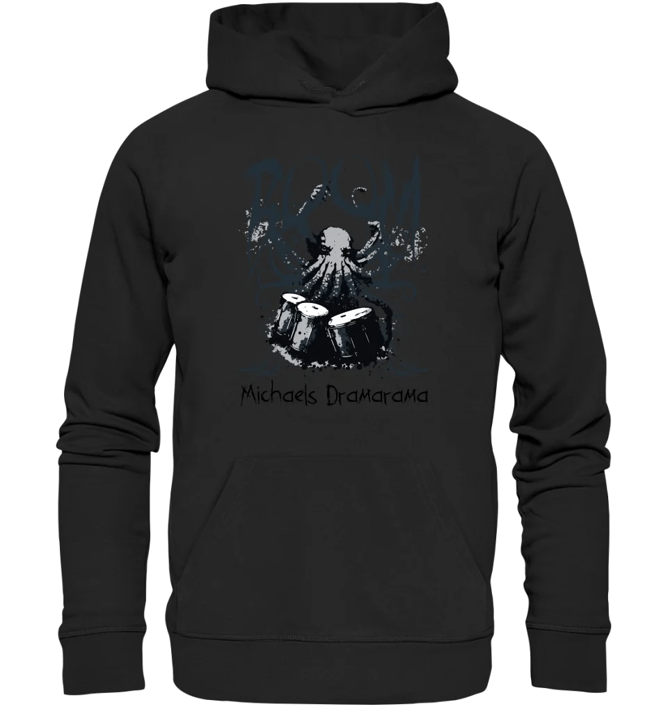 Drama Drummer Schlagzeuger + Wunschtext • Musik • Unisex Premium Hoodie XS - 5XL aus Bio - Baumwolle für Damen & Herren von HalloGeschenk.de