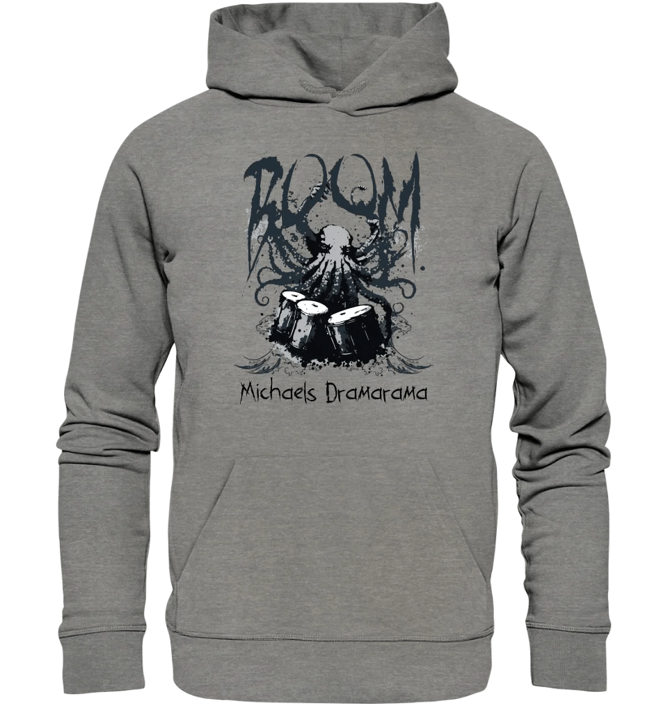 Drama Drummer Schlagzeuger + Wunschtext • Musik • Unisex Premium Hoodie XS - 5XL aus Bio - Baumwolle für Damen & Herren von HalloGeschenk.de