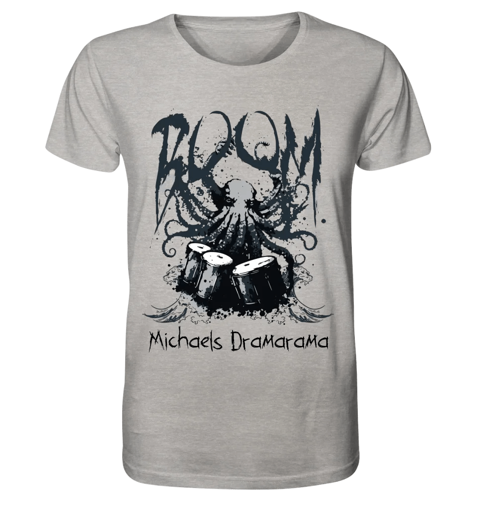 Drama Drummer Schlagzeuger + Wunschtext • Musik • Unisex Premium T-Shirt XS - 5XL aus Bio - Baumwolle für Damen & Herren • Exklusivdesign • personalisiert von HalloGeschenk.de