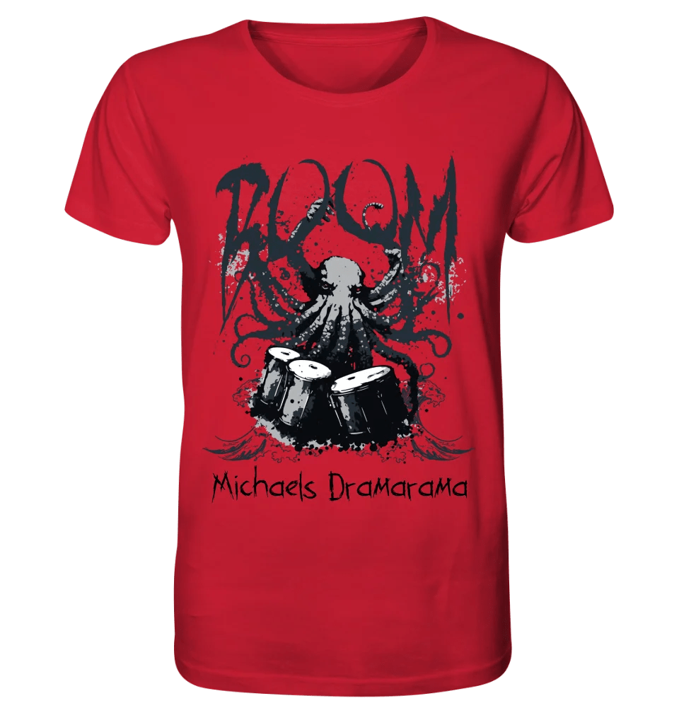 Drama Drummer Schlagzeuger + Wunschtext • Musik • Unisex Premium T-Shirt XS - 5XL aus Bio - Baumwolle für Damen & Herren • Exklusivdesign • personalisiert von HalloGeschenk.de