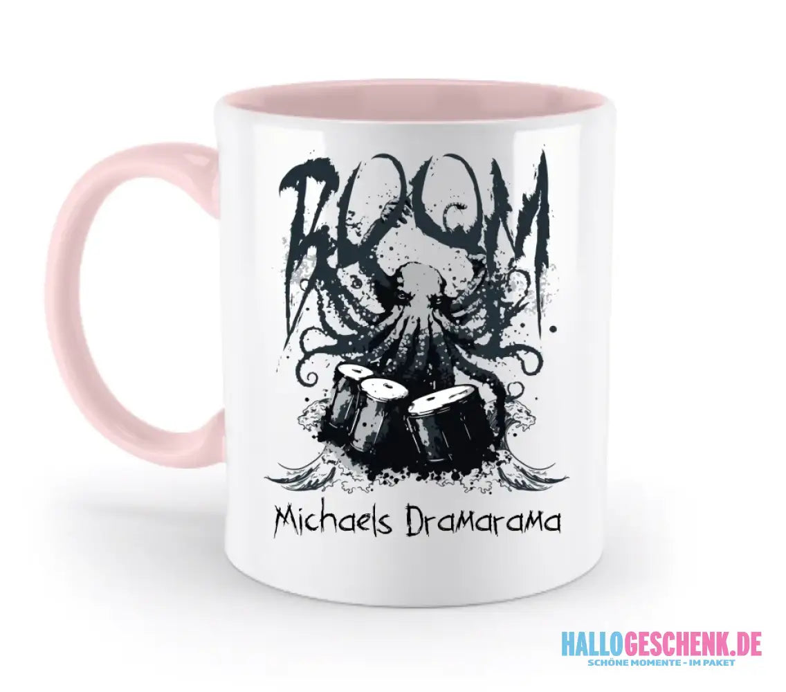 Drama Drummer Schlagzeuger + Wunschtext • Musik • zweifarbige Tasse spülmaschinengeeignet • Exklusivdesign • personalisiert
