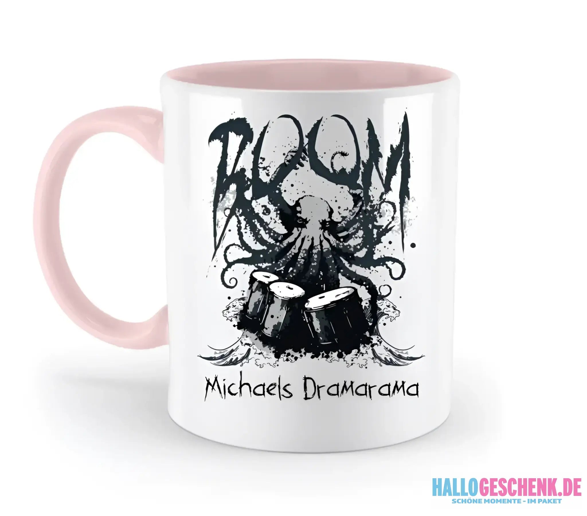 Drama Drummer Schlagzeuger + Wunschtext • Musik • zweifarbige Tasse spülmaschinengeeignet • Exklusivdesign • personalisiert