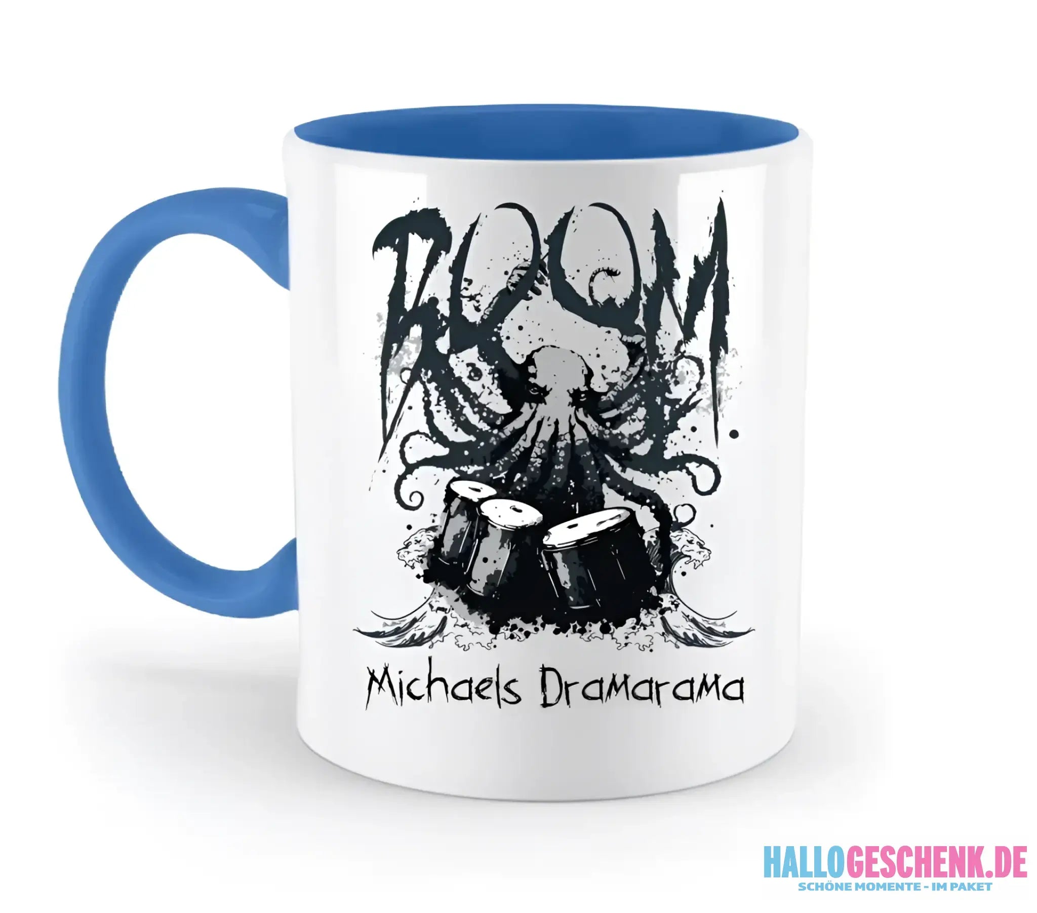 Drama Drummer Schlagzeuger + Wunschtext • Musik • zweifarbige Tasse spülmaschinengeeignet • Exklusivdesign • personalisiert