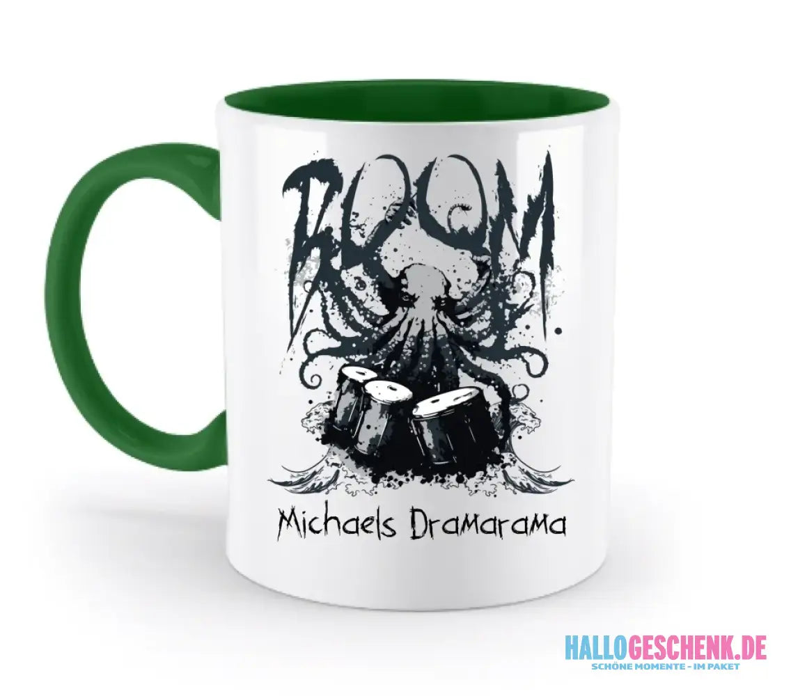Drama Drummer Schlagzeuger + Wunschtext • Musik • zweifarbige Tasse spülmaschinengeeignet • Exklusivdesign • personalisiert