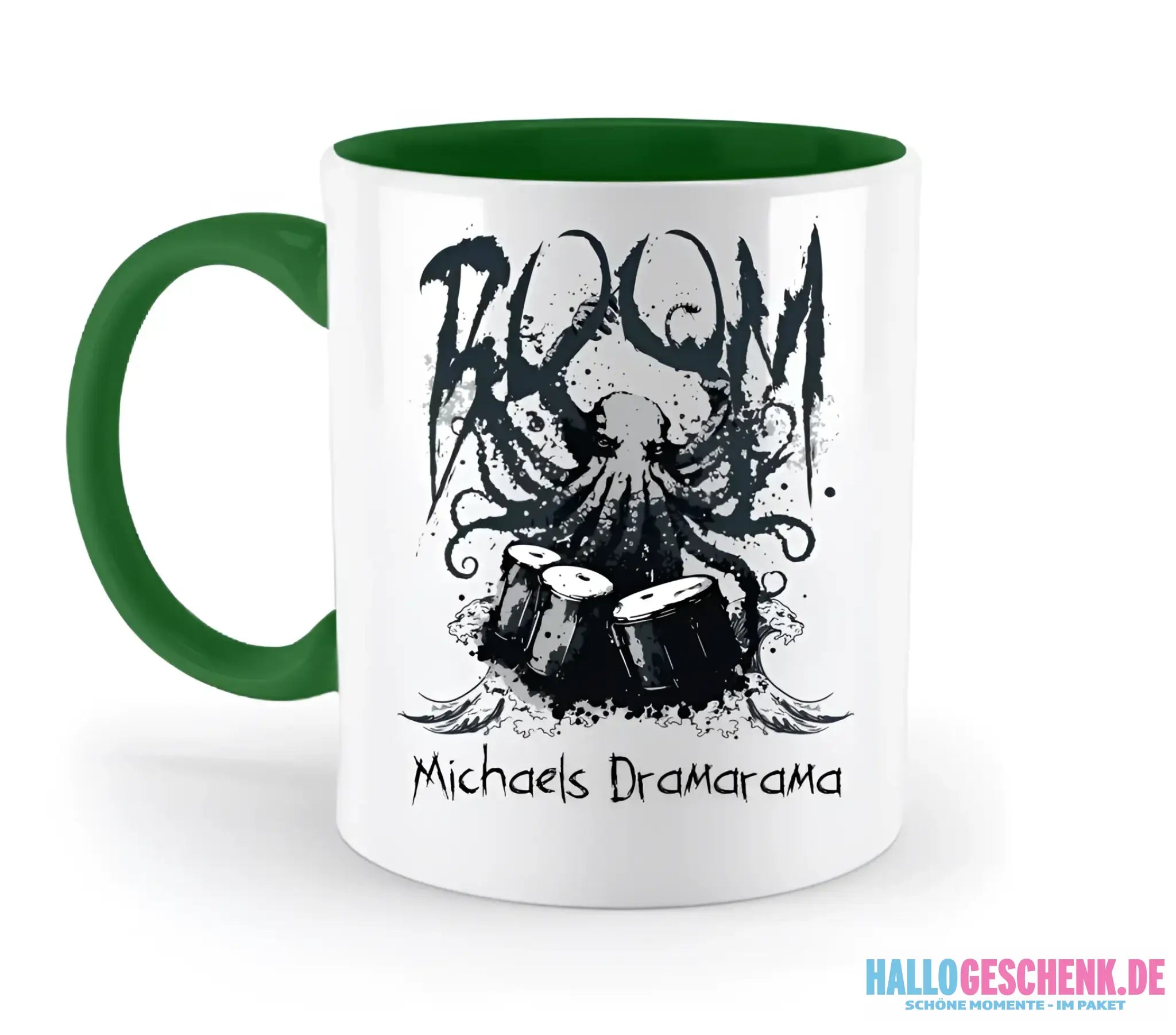 Drama Drummer Schlagzeuger + Wunschtext • Musik • zweifarbige Tasse spülmaschinengeeignet • Exklusivdesign • personalisiert