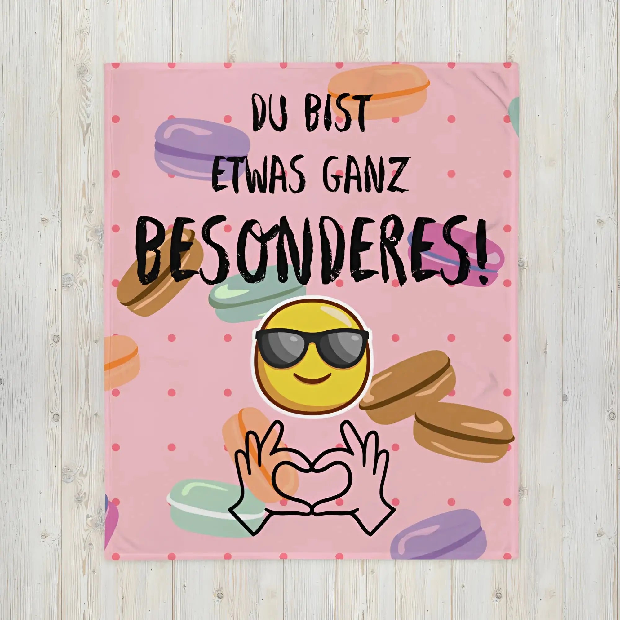 Du bist etwas ganz Besonderes • Kuscheldecke / Tagesdecke - Kuscheldecken
