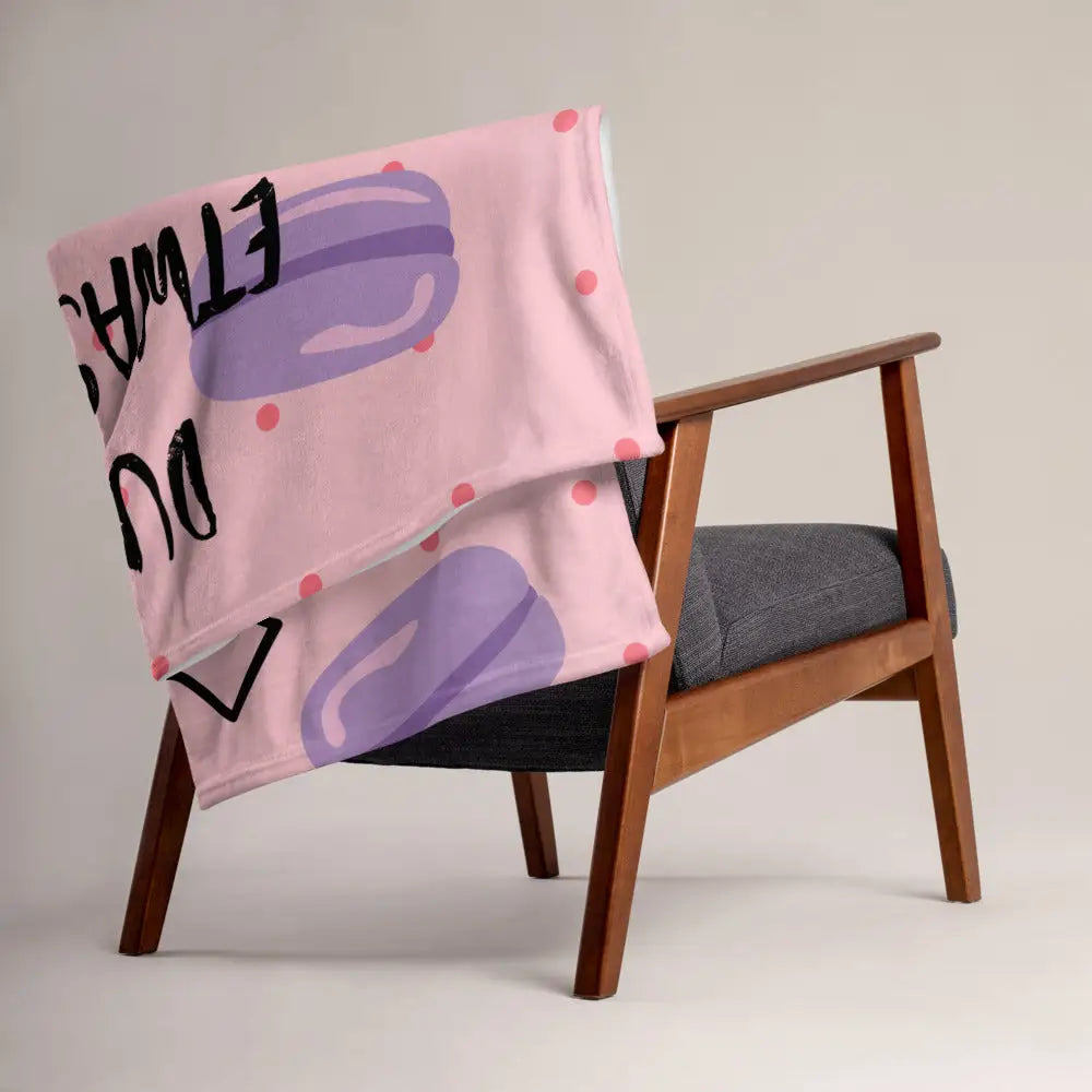 Du bist etwas ganz Besonderes • Kuscheldecke / Tagesdecke - Kuscheldecken